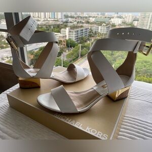 Michael Kors Sandals - size 39 - white